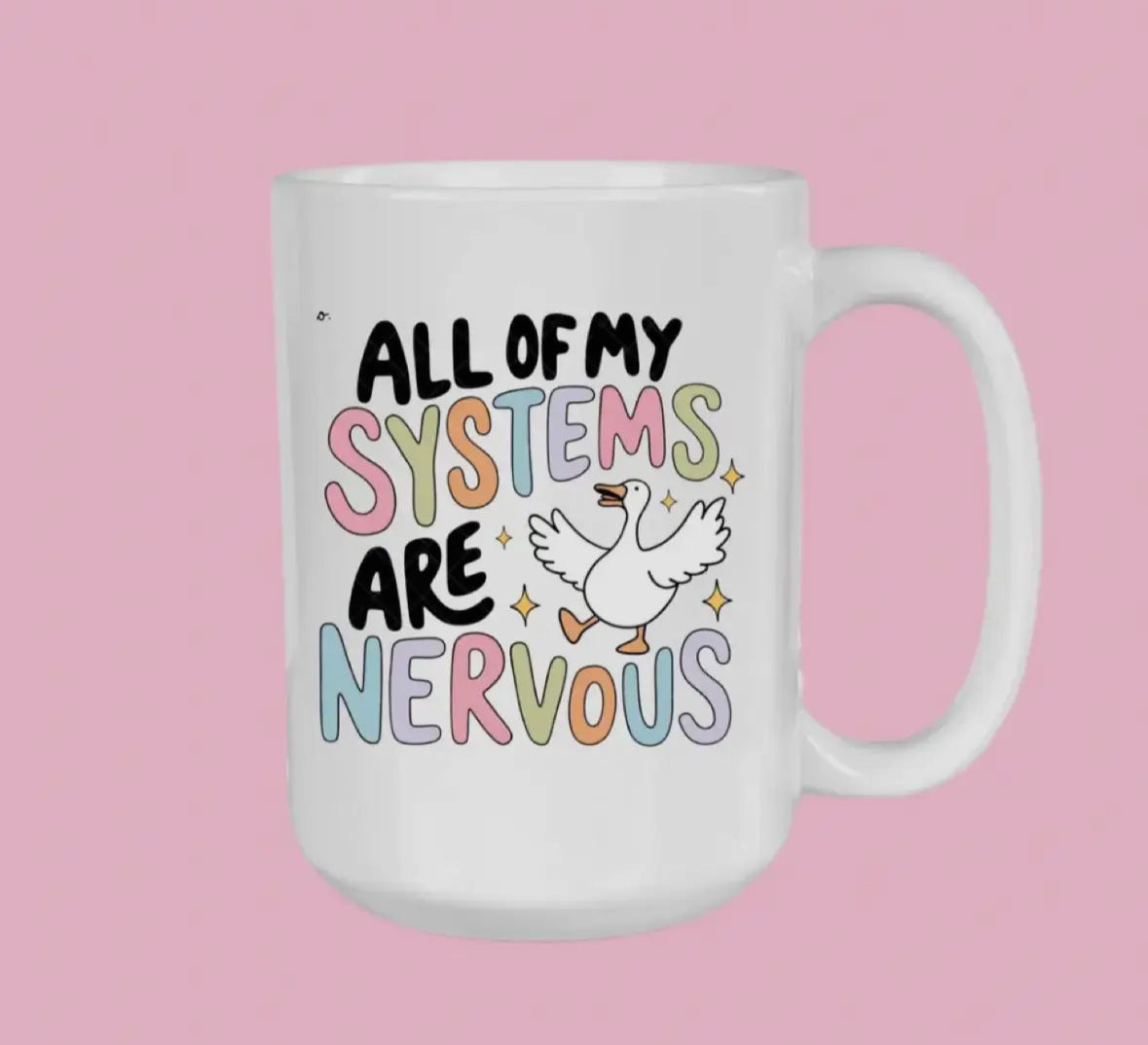 All Of My Systems Are Nervous Mug