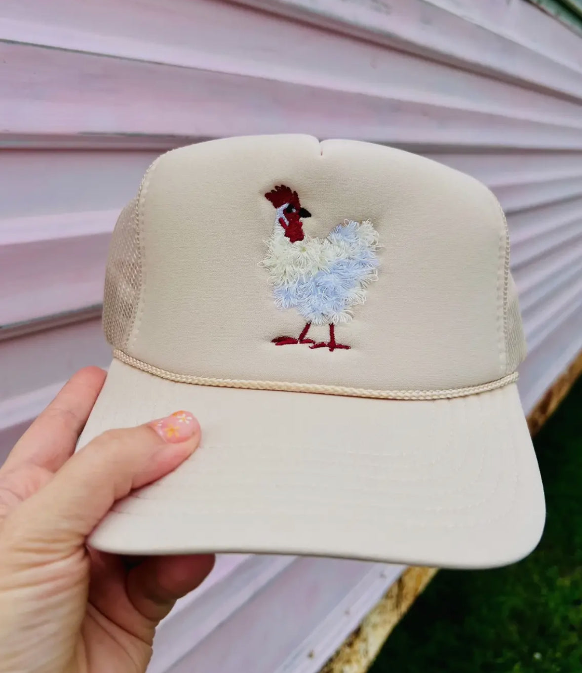 Mother Clucker Cream Hat